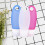 Shower Hanging Bottles Refillable Assorted Color 3pack 4