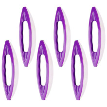 6pcs Nail Buffer Portable Waxing Brushes For Travel And Salon