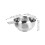Juice Funnel Wide Mouth Silver 2pcs 2