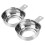 Juice Funnel Wide Mouth Silver 2pcs 1