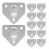 15 Pcs Universal Fire Extinguisher Bracket Mounting Brackets Holders 11