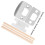 Strike Plates For Interior Doors Metal Top Base Decor Silver 11