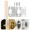 Strike Plates For Interior Doors Metal Top Base Decor Silver 4