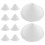 Refractory Support Nails Ceramic Tools White 10pcs 11