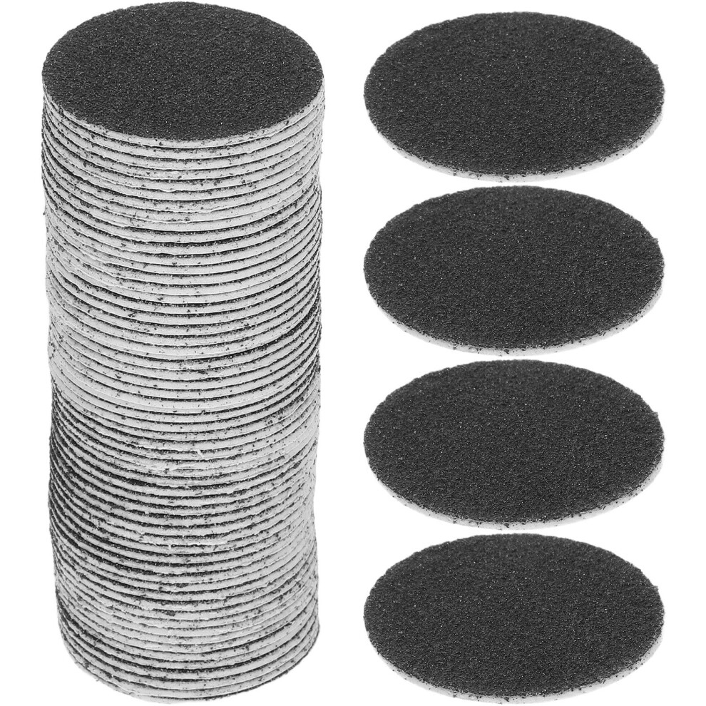 Aboofan 60 Pcs Foot Grinder Polishing Sheet Sanding Disc Drill Sandpaper