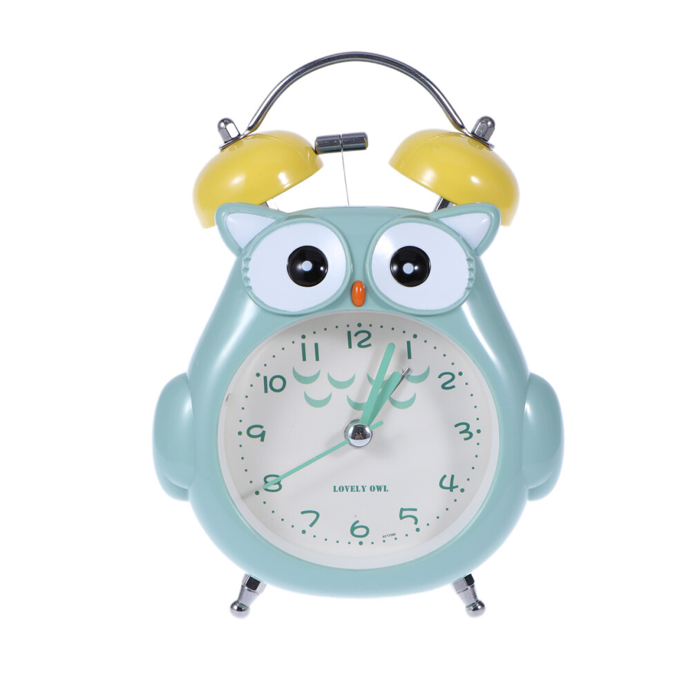 Owl Alarm Clock Simple Design Cartoon Child Student Totority