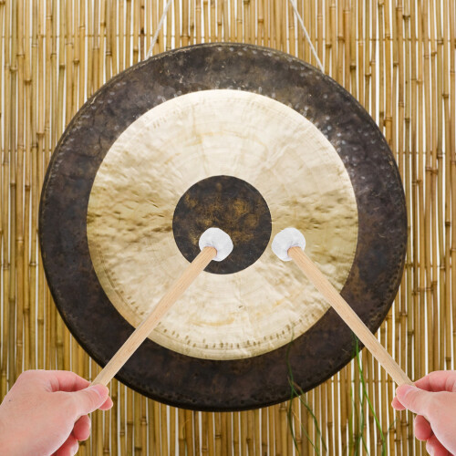 Small  Mallets Multi Color Wood Cotton Linen Performance 4pcs 2