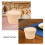 Raindrops Khaki Paper Dessert Cup 10 Sets For Snacks 8