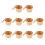 Raindrops Khaki Paper Dessert Cup 10 Sets For Snacks 1