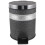 1Pc Black Round Garbage Can Home Trash Bin Easy Clean Storage Box 4