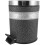 1Pc Black Round Garbage Can Home Trash Bin Easy Clean Storage Box 10