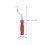 Straight Handle Hook Curved Wire Hook Steel 1pcs 11