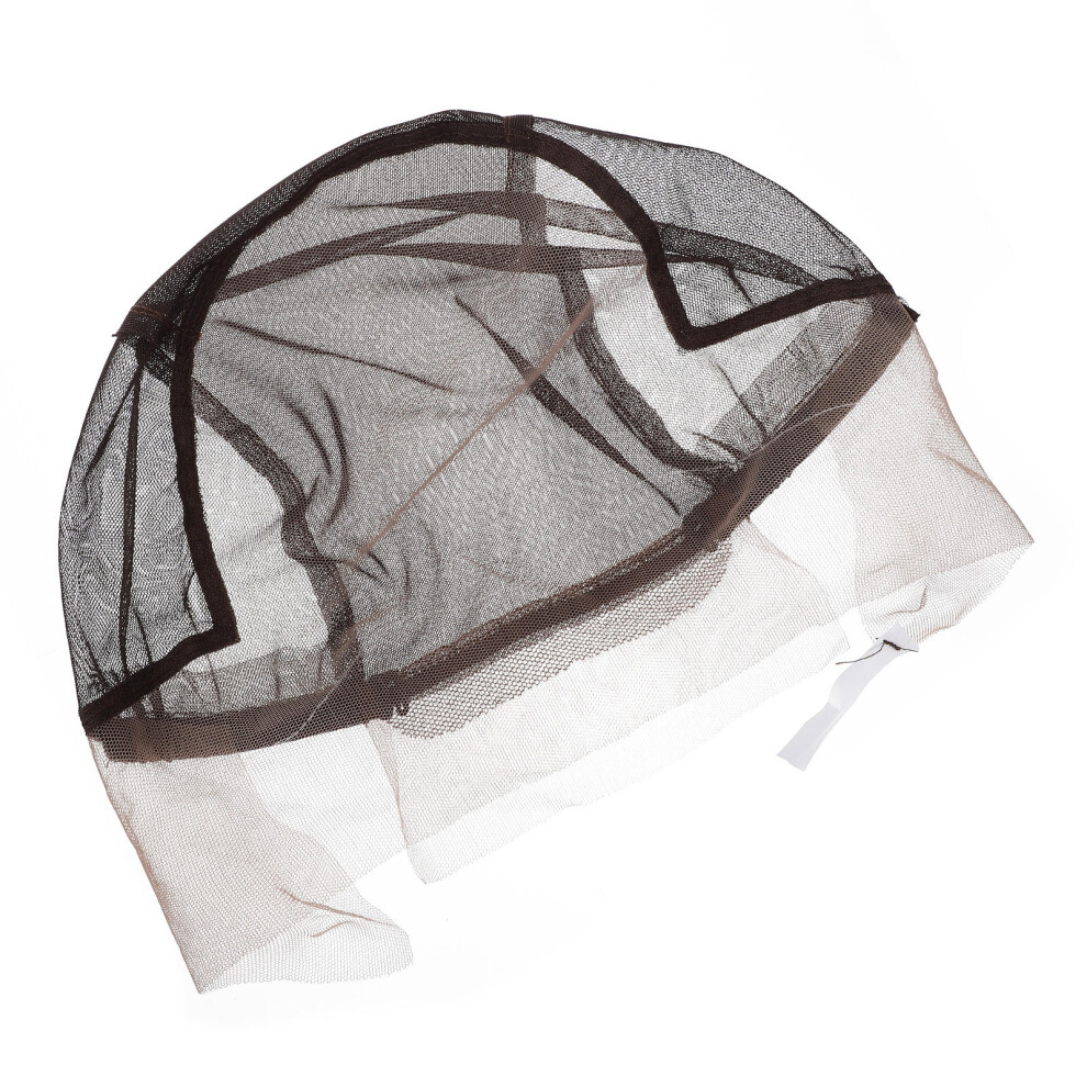Vaguelly Unisex Black Elastic Wig Hair Net Cap Breathable Hairdressing Accessory