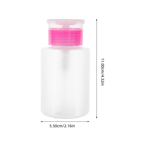 2 Pcs Cleaning Liquid Container Empty Nail Polish Remover Bottle 1