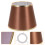 Modern Lampshade Light Cover Fabric Coffee 1 Set 3