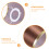 Modern Lampshade Light Cover Fabric Coffee 1 Set 8
