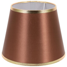 Modern Lampshade Light Cover Fabric Coffee 1 Set