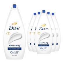 Dove Body Wash 0% Sulfate SLES Nourishing 720ml, 6 Pack