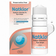 Natklor Sodium Chloride 5% Eye Drops for Corneal Oedema | 10ml