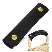 Handle Protector Leather Case for Luggage Handle Cover, PU Suitcase Handle Protective Cover for Men's Handbag and Purse