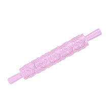 Lebensmittelechter Kunststoff-Fondant-Rollstab mit Prägungsmuster, 105 g