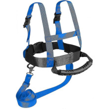 Children's ski and snowboard training harness with detachable leash, metal connection ring Easy Lift handle A