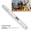 Travel Refillable Perfume Spray Bottle 6ml Silver Portable Empty 3
