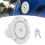 Gravity Freshwater Inlet Locking Cap White Leakproof Hatch with 2 Keys for RV 3