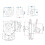 Gravity Freshwater Inlet Locking Cap White Leakproof Hatch with 2 Keys for RV 12