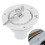 Gravity Freshwater Inlet Locking Cap White Leakproof Hatch with 2 Keys for RV 9
