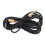 Coiled 3.5mm Headphone Cable with Volume Control for Major/Major 2 4