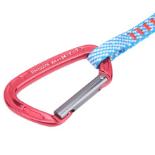 CAMNAL Outdoor Kletterset zum Schnellverschluss 27CM mit geraden und gebogenen Karabinerhaken