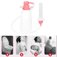 Tragbarer Handheld-Bidet 500 ml Einfach zu bedienen Perinealbottle für postpartale Unterstützung