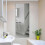 Self Adhesive Mirror 40 x 122cm Flexible Adhesive Mirror Mirror T 5