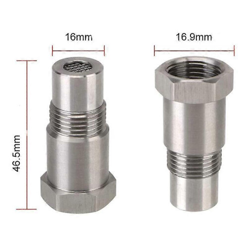 2pcs Car Check Engine Light Eliminator O2 Oxygen Sensor Adapter M18x1.5 1
