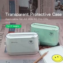 Transparente Schutzhülle mit Handgurt für A9/A9s/Q9s Mini-Drucker