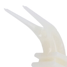 20 Stück Plastik Vogel Obstgabeln Käfig Futterwerkzeug 3,5x1,5 cm
