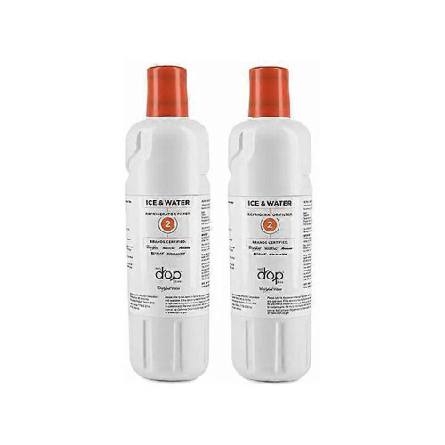 2 Pack Everydrop by Whirlpool Ice and Water 2 Refrigerator Filter