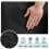 Velvet Lounge Couch  High Stretch Black 3