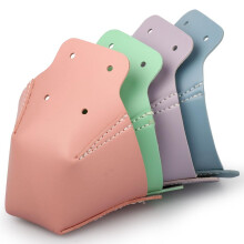 Paar Leder-Zehenwächter für Rollschuhe, Rot/Grün/Lila/Blau