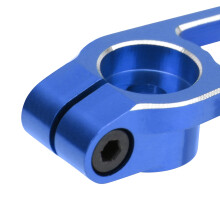 25T Aluminium RC Servoarm für 1/8 & 1/10 Autos, Blau, 31x10 mm