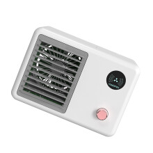 Portable Desktop Air Cooler 400mL 3-Speed USB Fan Green & White