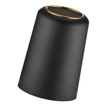 Dice Cup with 6 Dice, Black Professional Dice Shaker Cup, 10.8 cm High, Board Game Accessories