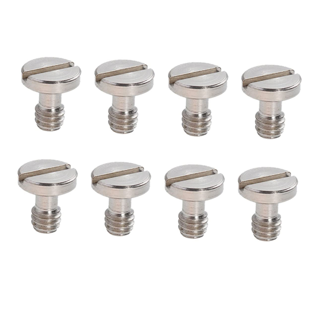 8-Piece Tripod Screw Set For Quick Release Plates, Universal Camera Screw Compatible With Gimbals And Dslr Tripods 6482260310381