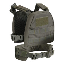 Children's Military Vest and Belt Suit for Outdoor War Games, Green Protective Waistcoat for Ages 4-6 Years