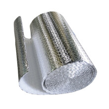 Insulation Film 5mm Double Bubble Reflex Film Heat-Resistant Waterproof Sound Insulation 1x30M/3.28x98.4FT HVAC Coating