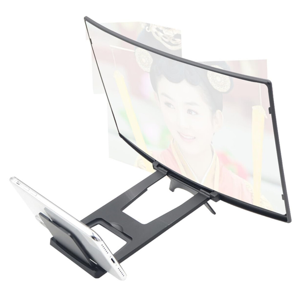 Foldable Phone Screen Magnifier For Smartphones, Ergonomic Foldable Phone Holder, Screen Amplifier For Clearer Video Experience 6447073302831