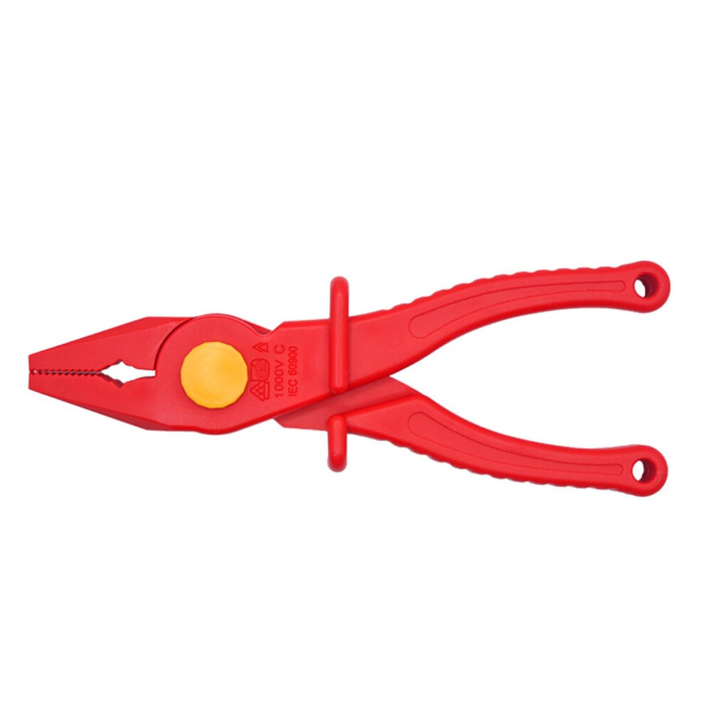Isolated Needle Nose Pliers, 1000V Insulated Electricians Pliers, Antimagnetic Non-Slip Grip For Circuit Breaker Installation 6482260311296