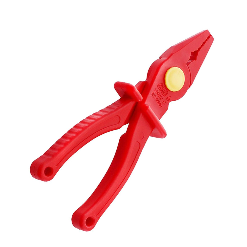 Vde Insulated Pliers 1000V, Long Nose Electrician Pliers With Non-Slip Handle, Antimagnetic Multifunctional Tool 6482260311432