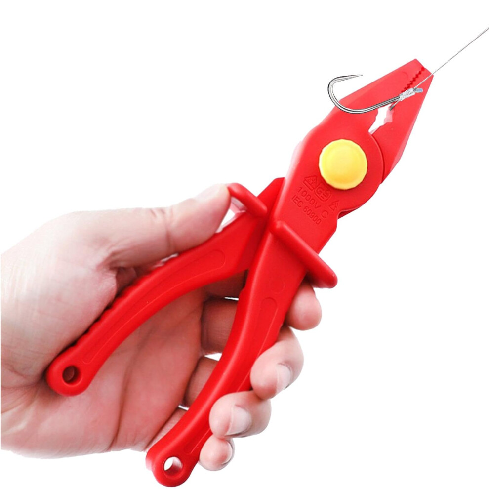 Electrician's Pliers, 1000V Insulated Needle-Nose Pliers, Anti-Magnetic Multifunctional Crimping And Screwing Tools 6447073303098